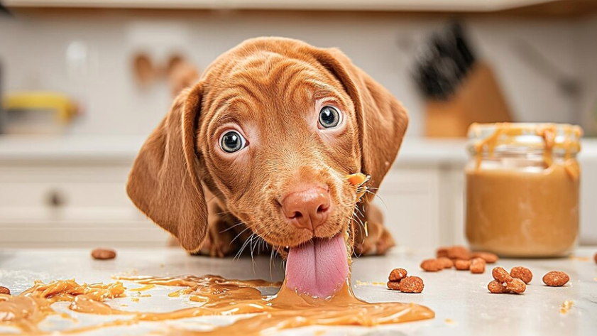 ¿Mi perro puede comer mantequilla de maní?